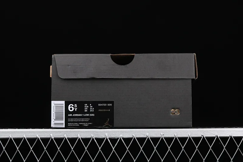 All categories Air Jordan Jordan series basketball shoes Air Jordan 1 Low Air Jordan 1 Low GS AJ1 Joe 1 electric purple low-top women's basketball shoes 554723-505